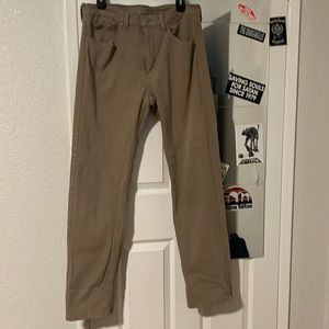 Levi’s 505s relaxed fit, tan. 34x34